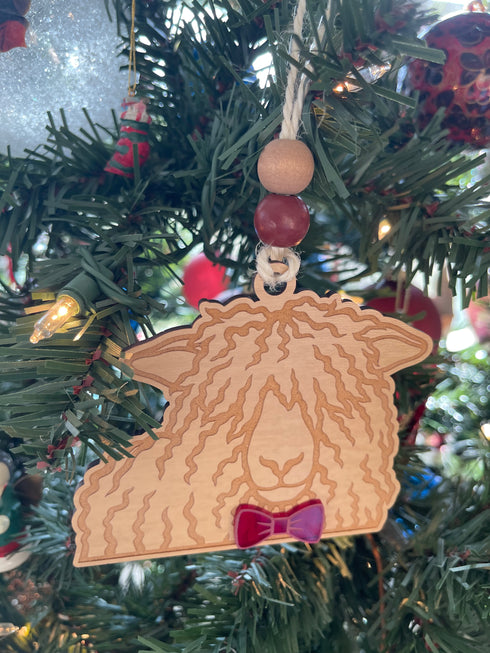 Modern Sheep Christmas Ornaments